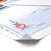 浮世絵- hasui - No.22雪の神域 –  ポスター (角)