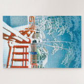 浮世絵- hasui - No.24八雲橋長田… ジグソーパズル (横)