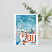 浮世絵- hasui - No.24八雲橋長田… ポストカード (スタンド正面)