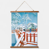 浮世絵- hasui - No.24八雲橋長田… 吊り下げ型タペストリー (正面)