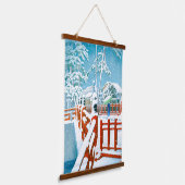 浮世絵- hasui - No.24八雲橋長田… 吊り下げ型タペストリー (傾斜あり)