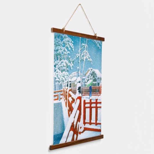 浮世絵- hasui - No.24八雲橋長田… 吊り下げ型タペストリー (傾斜あり)