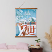 浮世絵- hasui - No.24八雲橋長田… 吊り下げ型タペストリー (寝室)