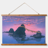 浮世絵- hasui - No.25二つの岩… 吊り下げ型タペストリー (正面)