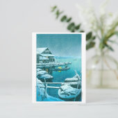 浮世絵- hasui - No.27向島の雪 –  ポストカード (スタンド正面)