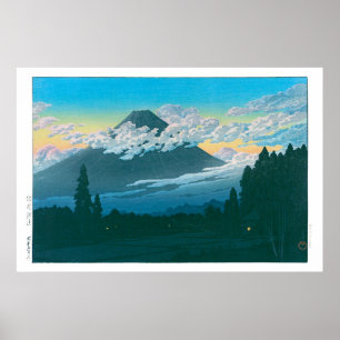 浮世絵- hasui - No.29裾野の近く –  ポスター