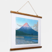 浮世絵- hasui - No.30富士川 –  吊り下げ型タペストリー (傾斜あり)