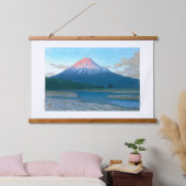 浮世絵- hasui - No.30富士川 –  吊り下げ型タペストリー (寝室)