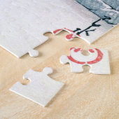 浮世絵- hasui - No.31大阪の天王寺 –  ジグソーパズル (側面)