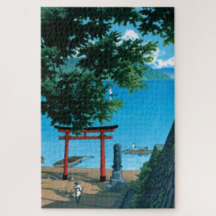 浮世絵- hasui - No.32中禅寺歌浜中禅寺 –  ジグソーパズル