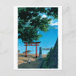 浮世絵- hasui - No.32中禅寺歌浜中禅寺 –  ポストカード