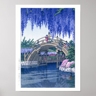 浮世絵- hasui - No.34亀戸の藤 –  ポスター