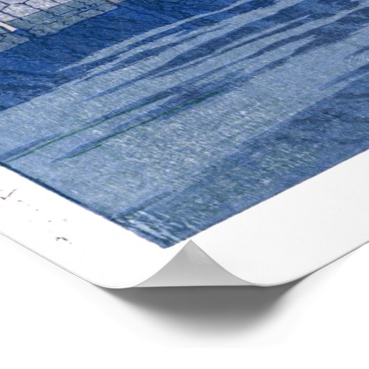 浮世絵- hasui - No.34亀戸の藤 – ポスター (角)