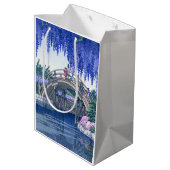 浮世絵- hasui - No.34亀戸の藤 – ミディアムペーパーバッグ (裏面アングル)