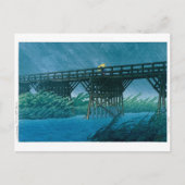 浮世絵- hasui - No.35夕べシャワー今井… ポストカード (正面)