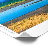 浮世絵- hasui - No.37バンユウ川 –  ポスター (角)