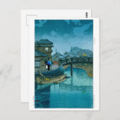 浮世絵- hasui - No.39品川 –  ポストカード (正面/裏面)