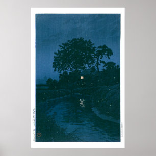 浮世絵- hasui - No.45大宮の美沼川 – ポスター