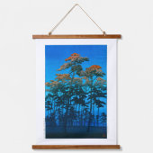 浮世絵- hasui - No.46大宮の氷川公園 –  吊り下げ型タペストリー (正面)