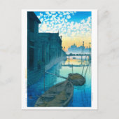浮世絵- hasui - No.48大根埠頭の朝 ポストカード (正面)