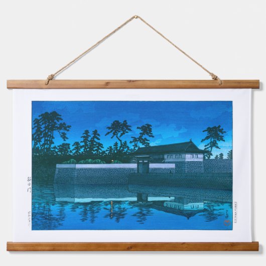 浮世絵- hasui - No.5桜田門 –  吊り下げ型タペストリー (正面)