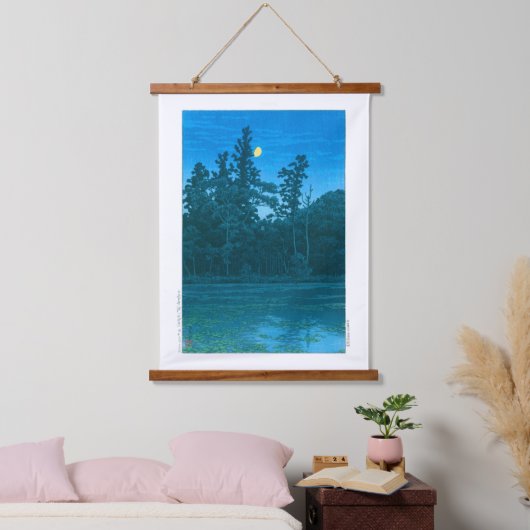 浮世絵- hasui - No.6三宝寺池(石神井) - 吊り下げ型タペストリー (寝室)