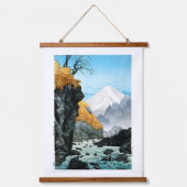 浮世絵[komei] 04山芦高の足 吊り下げ型タペストリー (正面)