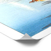 浮世絵[Koson]キツネバイザムーンライトウォーター(XS) ポスター (角)