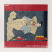 浮世絵- Nikki Danjou – マジシャン日本の- ジグソーパズル (横)