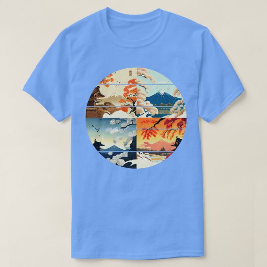 浮世絵 Tシャツ (デザイン正面)