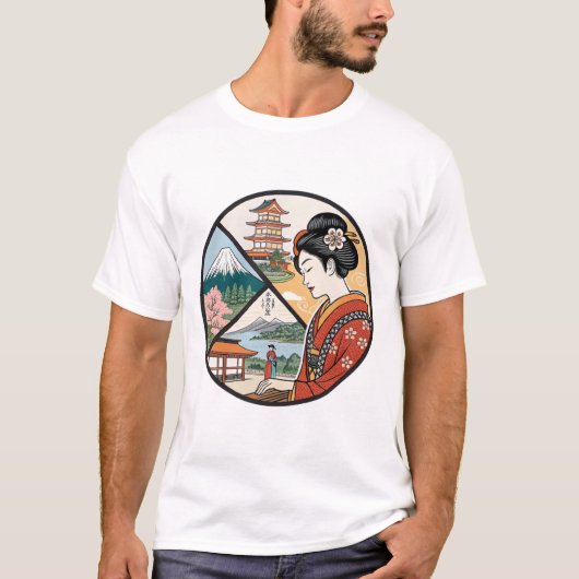 浮世絵 Tシャツ (正面)