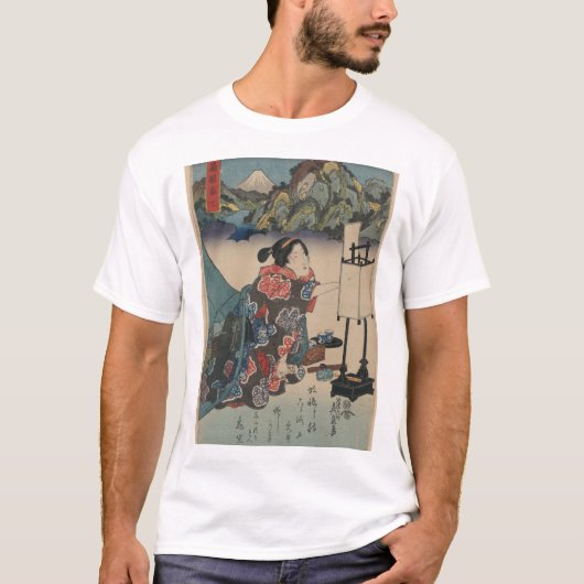 浮世絵 (ukiyo-e) tシャツ (正面)