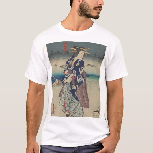 浮世絵　ukiyo-e tシャツ (正面)