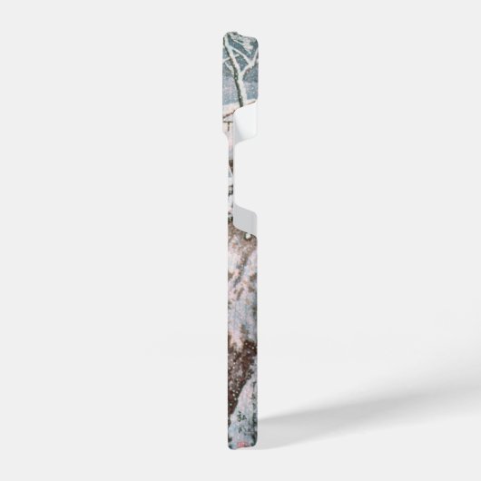 浮世絵 ukiyoe 高橋松亭 「甲州さるはし」 iPhone 14ケース iPhoneケース (左側面)