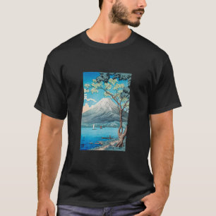 浮世絵Tシャツ、富士山、日本画、プリント、名工 Tシャツ