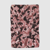 浮動する銅製のブレードまたは暗い背景の岩 ゴルフタオル (正面)