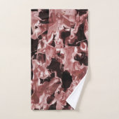 浮動する銅製のブレードまたは暗い背景の岩 バスタオルセット (ハンドタオル)