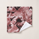 浮動する銅製のブレードまたは暗い背景の岩 バスタオルセット (ウォッシュタオル)