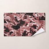 浮動する銅製のブレードまたは暗い背景の岩 バスタオルセット (ハンドタオル)