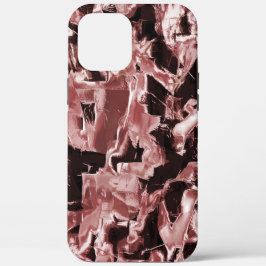 浮動する銅製のブレードまたは暗い背景の岩 iPhone 12 PRO MAX ケース