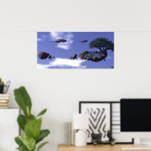 浮動オアシス ポスター (ホームオフィス)