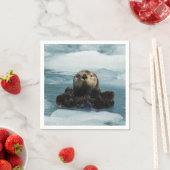 浮動カワウソ スタンダードカクテルナプキン (インサイチュ)