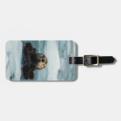 浮動カワウソ ラゲッジタグ (正面横)