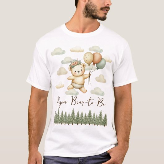 浮動クマの冒険パパ Tシャツ (正面)