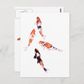 浮動コイはがき ポストカード (正面/裏面)