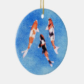 浮動コイブルーオーナメント セラミックオーナメント (右)