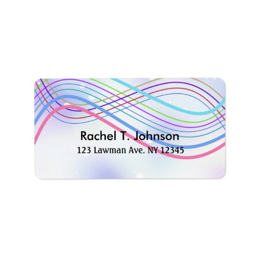 浮動ストライプ式 ラベル (正面)