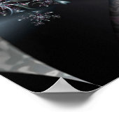 浮動ハート緩和曲線 ポスター (角)