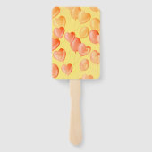 浮動ハート&ドリームイエロー&オレンジ ハンドファン (裏面)