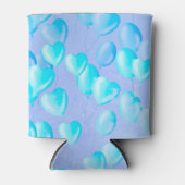 浮動ハート&ドリームズブルー 缶クーラー (正面)